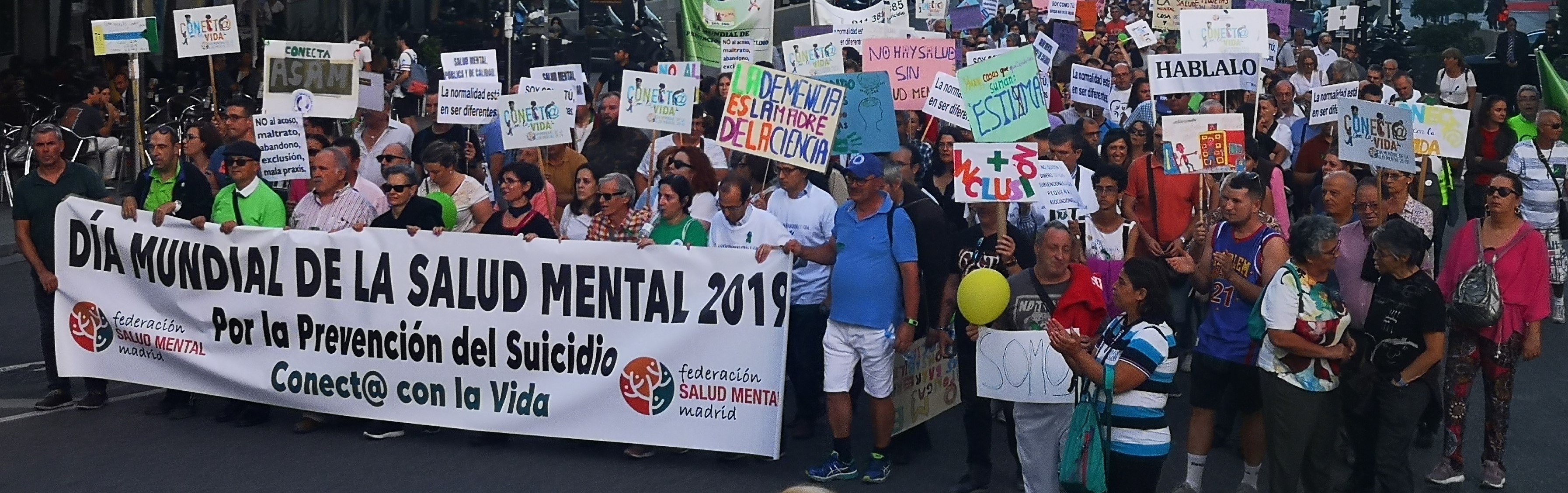 Marcha por el Día Mundial de la Salud Mental 2019 - SALUD MENTAL MADRID ...