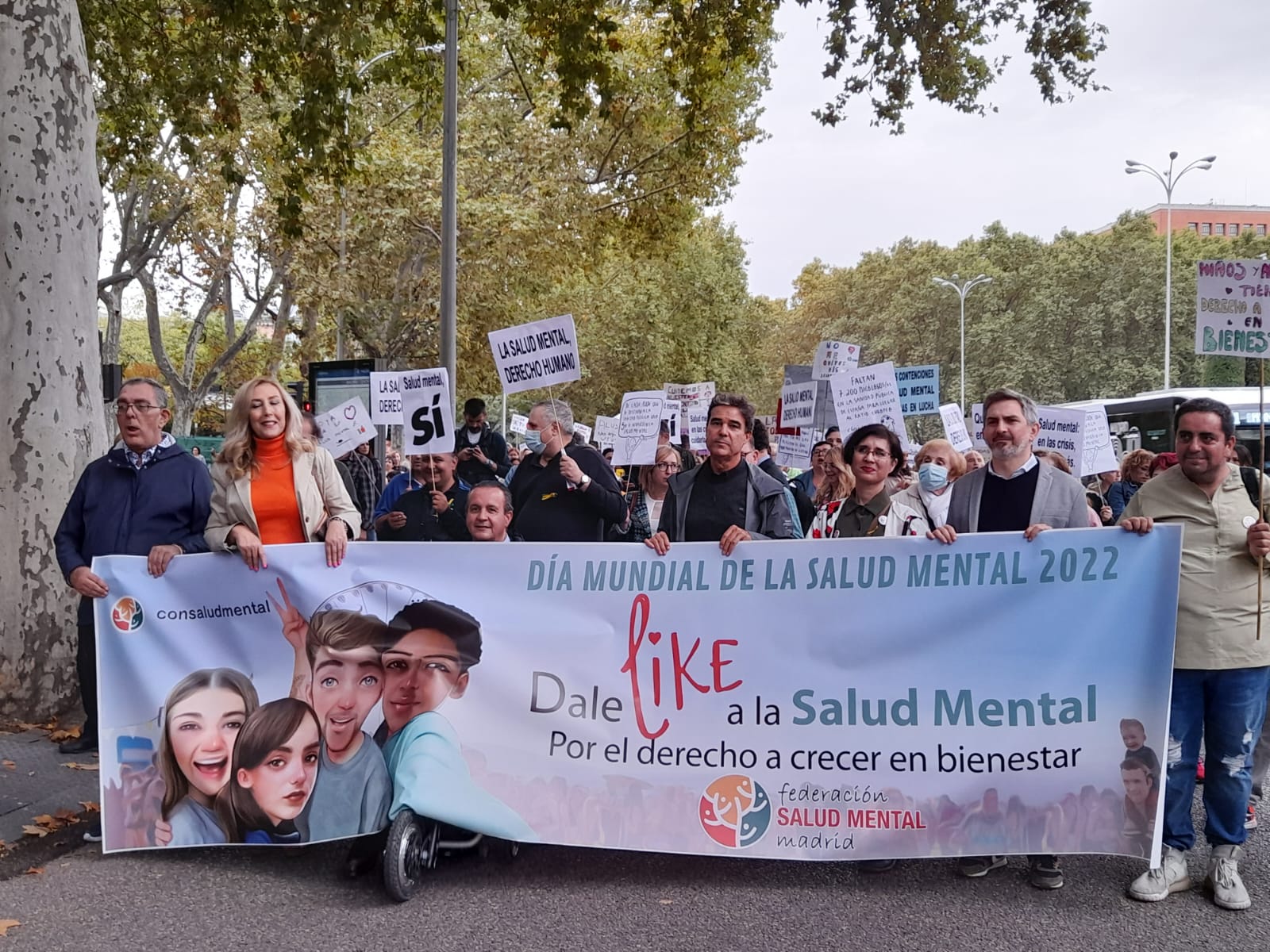 El Día Mundial de la Salud Mental congrega a cientos de personas ...