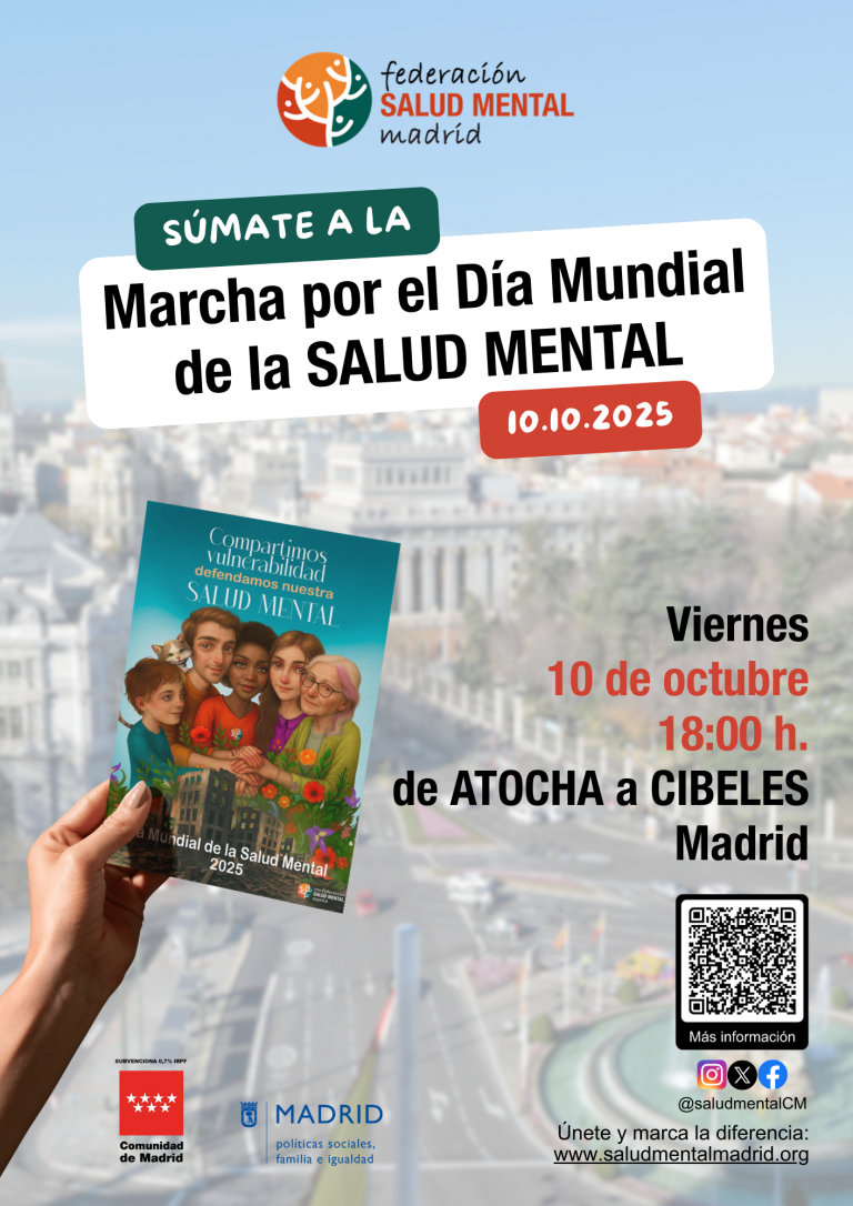Marcha por el Día Mundial de la Salud Mental 2025 - SALUD MENTAL MADRID ...
