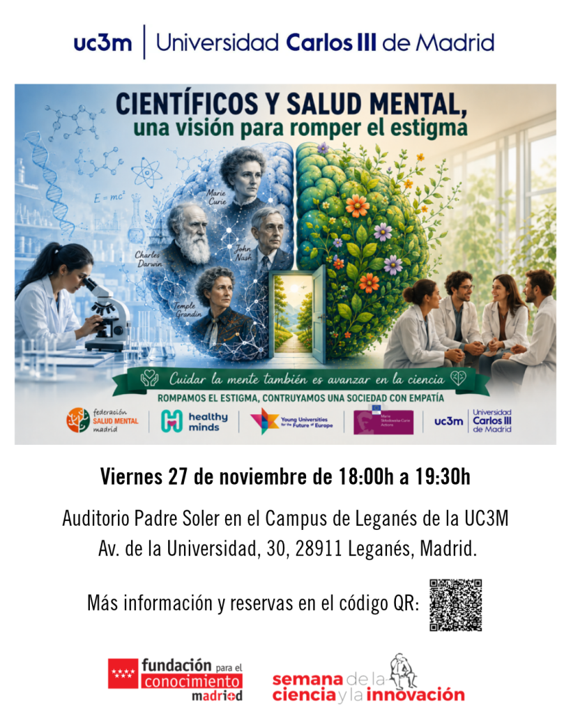 Conferencia "Científicos/as y salud mental, una visión para romper el estigma"